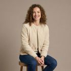 Kit Couture Craftine Veste Aneth matelassé Velours Ecru