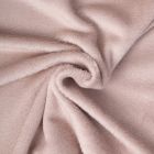 Tissu Doudou uni Taupe