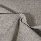 Tissu Toile de Coton aspect Lin Aubiane uni Noir