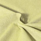 Tissu Toile de Coton aspect Lin Aubiane uni Vert anis