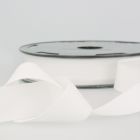 Sergé Coton 14 mm Blanc x1m