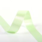 Ruban Satin double face 6 mm Vert blanc x1m