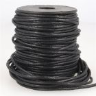 Cordon aspect cuir 2 mm Noir x1m
