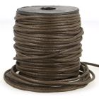 Cordon aspect cuir 2 mm Marron x1m