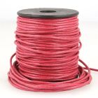 Cordon aspect cuir 2 mm Rouge alizarine x1m