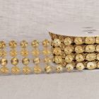 Galon paillettes 55 mm 4 rangs Or x1m