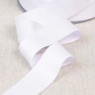 Elastique Microfibre ultra doux 25 mm Blanc