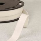 Elastique coton tissé 15 mn blanc x 1m