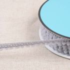 Galon petits pompons 10 mm Gris clair