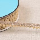 Galon petits pompons 10 mm Beige
