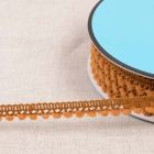 Galon petits pompons 10 mm Rouille