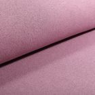 Tissu Sweat Paillettes roses sur fond Vieux rose - Par 10 cm