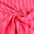 Tissu Coton rayé fil teint Rouge