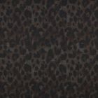 Tissu Jersey Milano Donatella léopard sur fond Marron chocolat