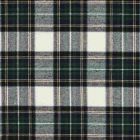 Tissu Tartan Ecossais Inverness touché laine léger Noir