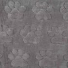 Tissu Fausse fourrure Misha patoune uni Gris