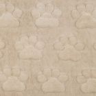 Tissu Fausse fourrure Misha patoune uni Beige