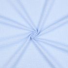 Tissu Seersucker Coton Rayures sur fond Bleu clair