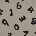 Tissu Sweat envers molletonné Enzo sur fond Beige sable