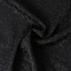Tissu Jacquard de Viscose Abyssia fauve uni Noir