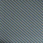 Tissu Satin imprimé Motif chaîne vert et bleu sur fond Noir - Par 10 cm