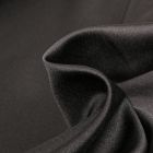 Tissu Micro Satin Royal toucher soie uni Noir