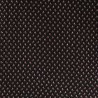 Tissu Viscose  Petites fleurs rouge et doré sur fond Noir - Par 10 cm