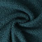 Tissu Fausse fourrure Bouclette Véra uni Bleu canard