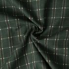 Tissu Toile de coton Honorine carreaux écossais sur fond Vert épicéa