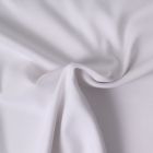 Tissu Gabardine extensible Bambou recyclé Aelys uni Blanc - Par 10 cm