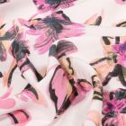 Tissu Tencel Leyna sur fond Blanc cassé