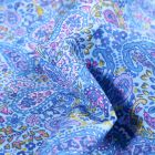 Tissu Dashwood Studio Dolores sur fond Bleu