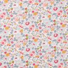 Tissu Liberty of London Betsy Gris et rose - Par 10 cm