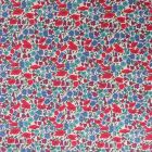 Tissu Liberty of London Poppy Daisy Bleu - Par 10 cm