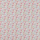 Tissu Liberty of London Eloise New Vert et rouge - Par 10 cm
