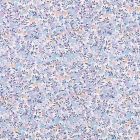Tissu Liberty of London Wiltshire Bleu ciel et mauve - Par 10 cm