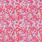 Tissu Liberty of London Wiltshire Fuchsia, rouge, violet et rose - Par 10 cm