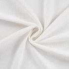 Tissu Nid d'abeille envers éponge uni Bambeluxe Blanc