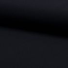 Tissu Jersey crêpe uni Bleu marine - Par 10 cm