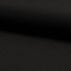 Tissu Jersey crêpe uni Noir - Par 10 cm