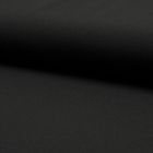 Tissu Crêpe Scuba Uni Noir - Par 10 cm