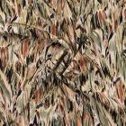 Tissu Crépon de Viscose Mila sur fond Vert kaki