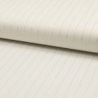 Tissu Polyviscose extensible rayures lurex Ecru - Par 10 cm