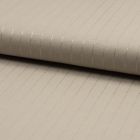 Tissu Polyviscose extensible rayures lurex Beige sable - Par 10 cm
