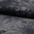 Tissu Viscose texturé Tye and dye sur fond Gris anthracite - Par 10 cm
