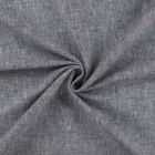 Tissu Lin Coton Chiné Bleu jean