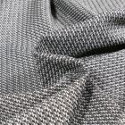 Tissu Jacquard extensible Dolly sur fond Blanc