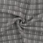 Tissu Jersey Jacquard côtelé Heavy filia sur fond Gris