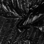 Tissu Doudoune matelassé brillant Karla réversible  Noir