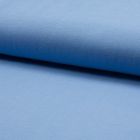 Tissu Jersey Piqué de coton spécial Polo Bleu ciel - Par 10 cm